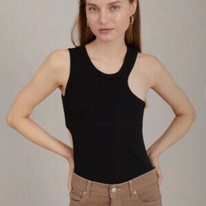 MUNTHE Vannabil Knit Top in Black Size 40